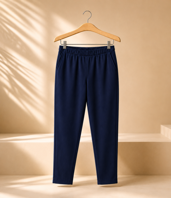 Women Solid Cigarette Pants | Stretchable Casual Ankle Length Cigaar Pants for Women & Girls