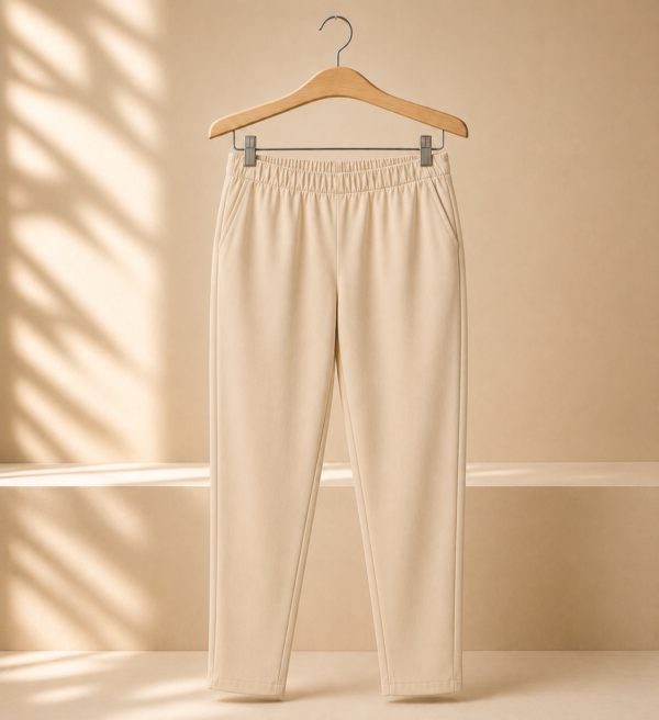 Women Solid Cigarette Pants | Stretchable Casual Ankle Length Cigaar Pants for Women & Girls