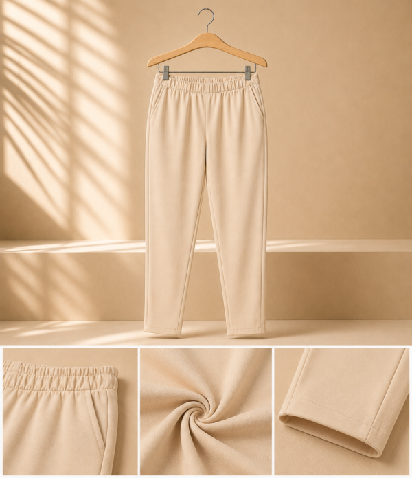 Women Solid Cigarette Pants | Stretchable Casual Ankle Length Cigaar Pants for Women & Girls