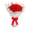 Handmade Red Baby's Breath Pipe Cleaner Flower Bouquet | Premium Chenille Artificial Flower Bouquet for Anniversary, Valentine's Day, Birthday & Home Decor