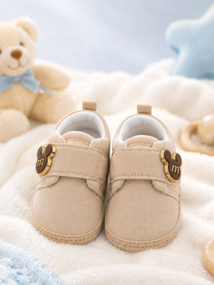 Baby Boys Soft Sole Prewalker Shoes | Cute Velcro First Walking Shoes for Infants & Toddlers