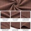 Men's Coffee Brown Cotton T-Shirt Regular Fit Round Neck Casual Plain Tee