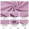 Men's Dusty Pink Cotton T-Shirt Regular Fit Round Neck Casual Plain Tee