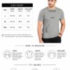 Men's Light Grey T-Shirt | Regular Fit Round Neck Half Sleeve