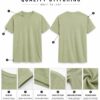 Men's Olive Green T-Shirt Regular Fit Round Neck Casual Wear