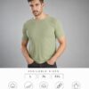 Men's Olive Green T-Shirt Regular Fit Round Neck Casual Wear