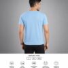 Men's Sky Blue T-Shirt Regular Fit Round Neck Casual Wear