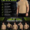 Men's Beige T-Shirt Regular Fit Round Neck Casual Wear