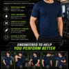 Men's Navy Blue T-Shirt Regular Fit Round Neck Casual Wear