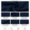 Men's Navy Blue T-Shirt Regular Fit Round Neck Casual Wear