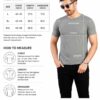Men's Light Grey T-Shirt | Regular Fit Round Neck Half Sleeve