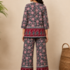 Women's Floral Printed Kurti Palazzo Co-Ord Set | Stylish Ethnic Two Piece Set for Casual & Daily Wear