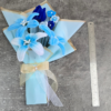 Handmade Blue Pipe Cleaner Flower Bouquet | DIY Chenille Flower Bouquet Gift for Birthday, Anniversary & Special Occasions