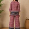 Women's Printed Kurti Palazzo Co-Ord Set | Ethnic Two Piece Casual, Office & Daily Wear Set
