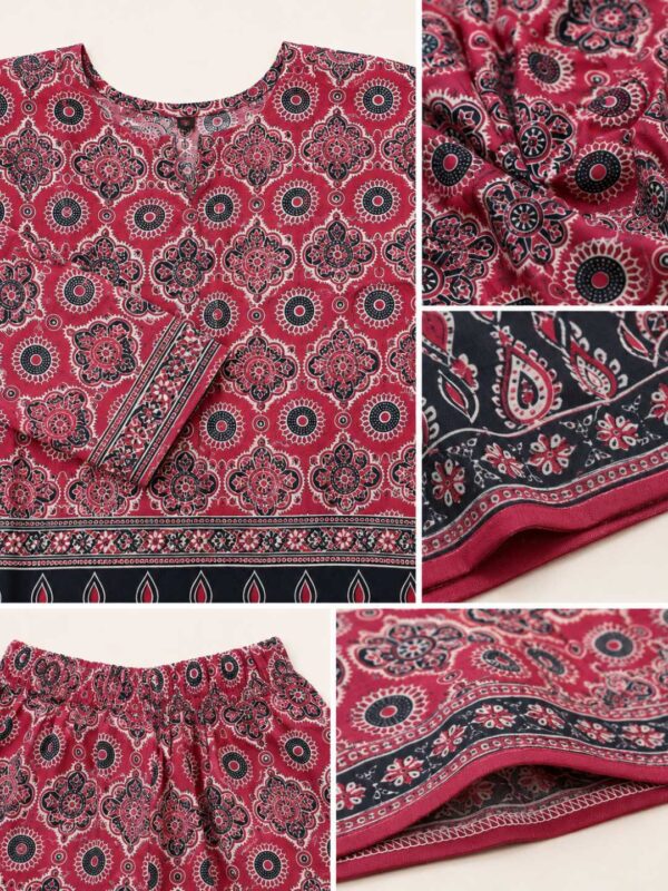 Women's Printed Kurti Palazzo Co-Ord Set | Ethnic Two Piece Casual, Office & Daily Wear Set