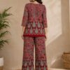 Women's Printed Kurti Palazzo Co-Ord Set | Ethnic Co-Ord Set for Casual & Daily Wear