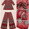 Women's Printed Kurti Palazzo Co-Ord Set | Ethnic Co-Ord Set for Casual & Daily Wear
