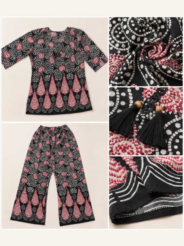 Women's Printed Kurti Palazzo Co-Ord Set | Ethnic Co-Ord Set for Casual & Daily Wear
