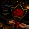Red Rose Bouquet | Artificial Red Rose Flower Bouquet for Anniversary, Valentine's Day & Romantic Gifts