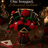 Handmade Red Pipe Cleaner Flower Bouquet | Chenille Flower Bouquet Gift for Anniversary, Valentine's Day & Special Occasions